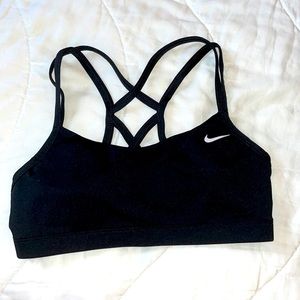 Strappy, black, performance, DRY-FIT Nike bra. Brand new. Never worn.